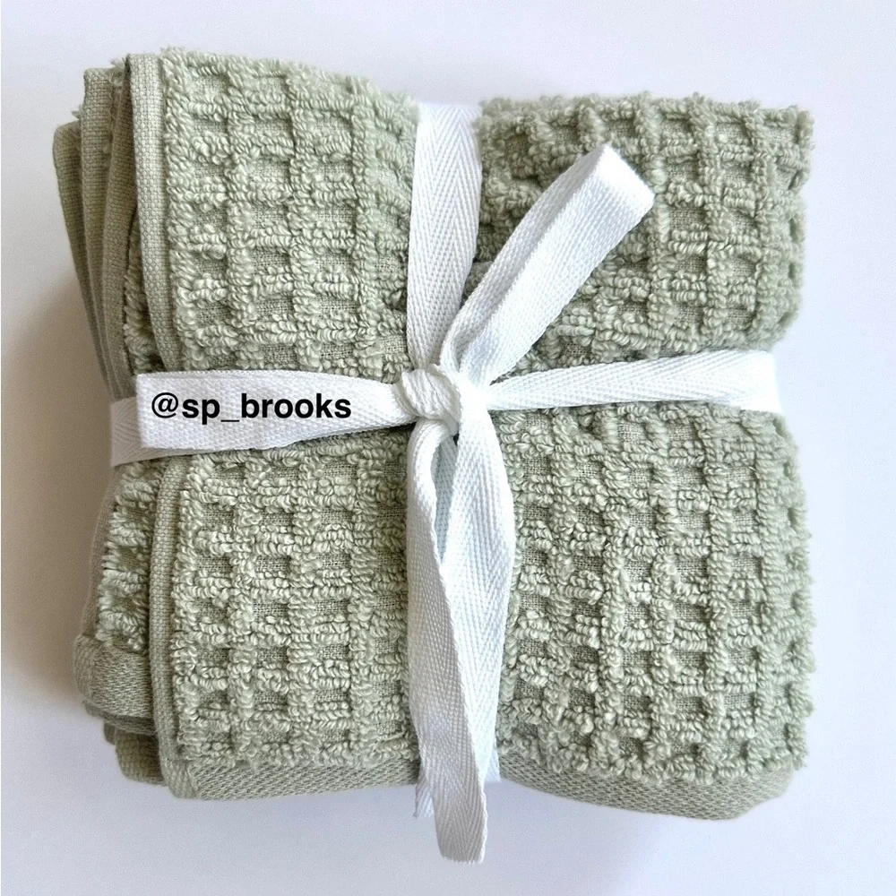 🎁Hotel Balfour Bath Towel Set - Zero Twist Cotton - 8PCS- Green Tea